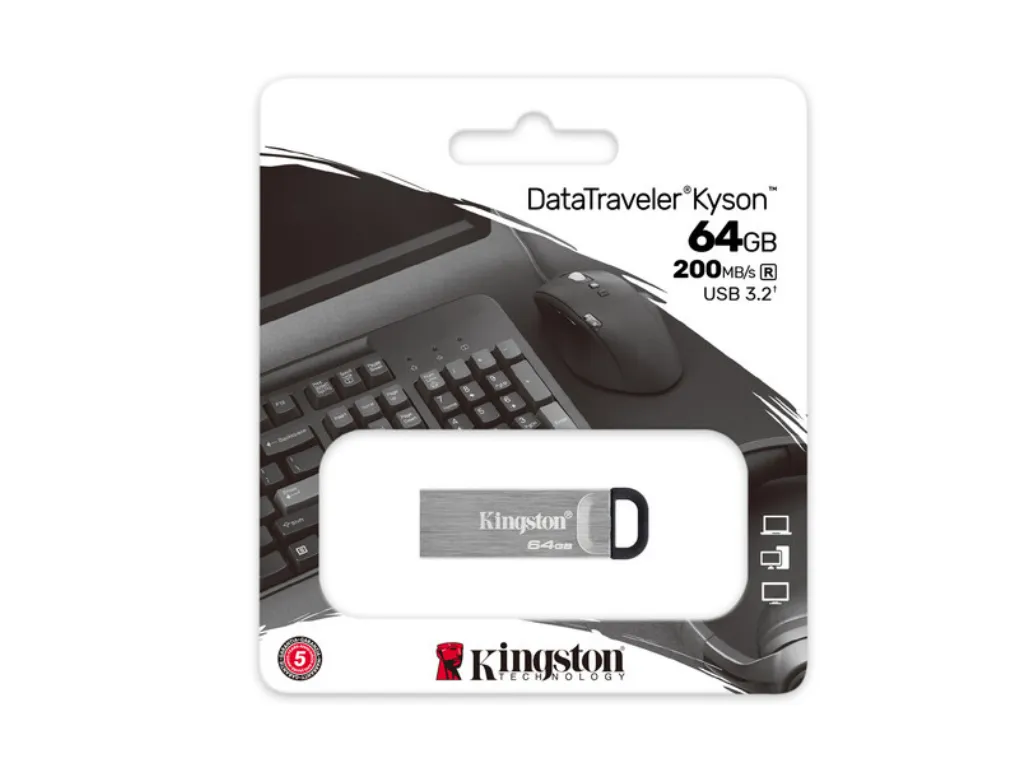 USB memorija KINGSTON DTKN/64GB/DataTraveler Kyson/3.2/srebrna Slika 3